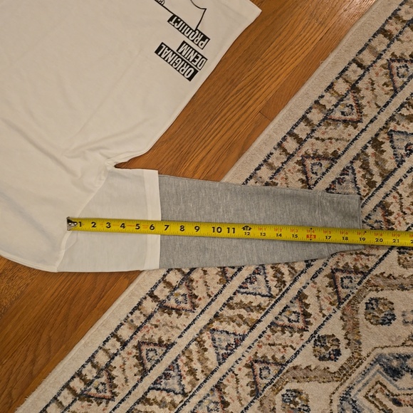 LEVIS SIGNATURE BOYS WHITE & GRAY LONG SLEEVE LAYERED LOOK T-SHIRT SIZE LARGE - Picture 13 of 14